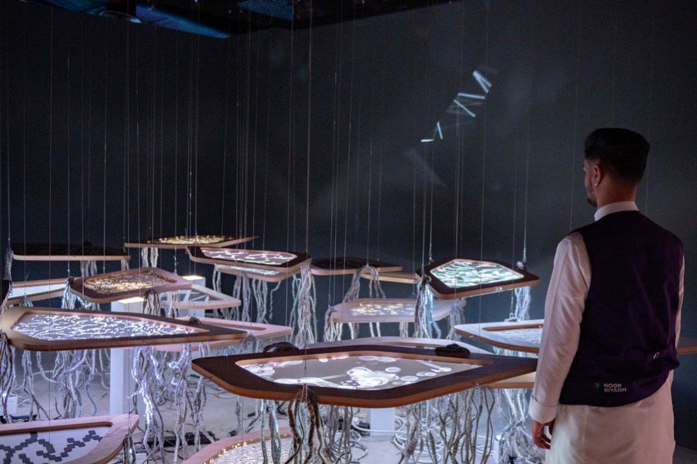 Delicate by Daniah Alsaleh at Noor Riyadh. (Supplied)