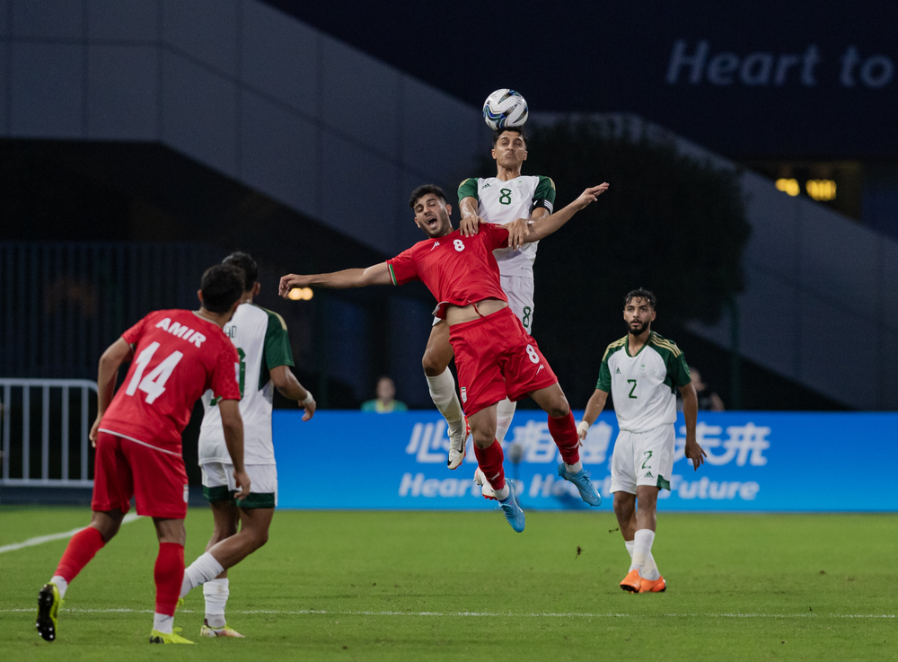 Saudi U-23 football team tie with Iran in opening match at 19th Asian Games
