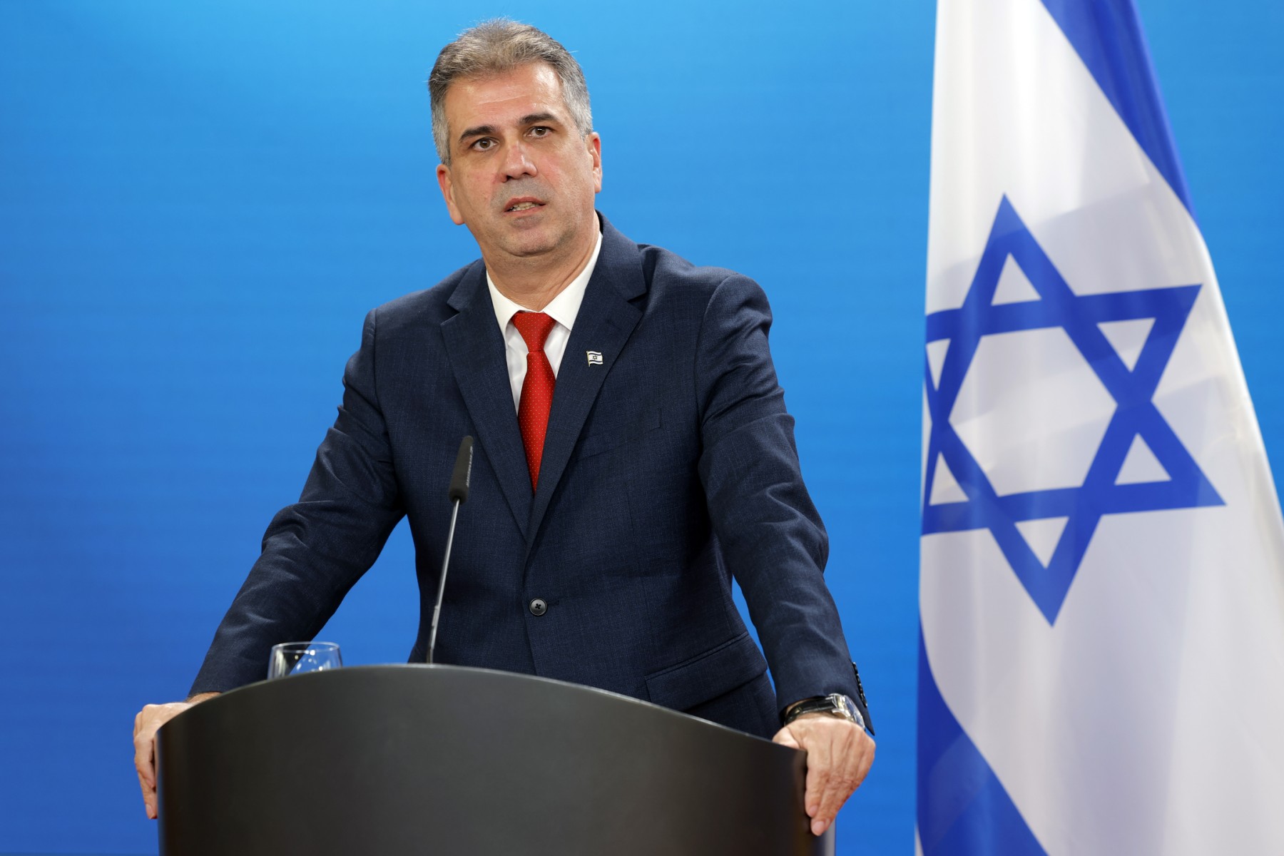 Foreign Minister Eli Cohen told Israel’s Army Radio saying “It will take time. But there is progress.” (AFP)