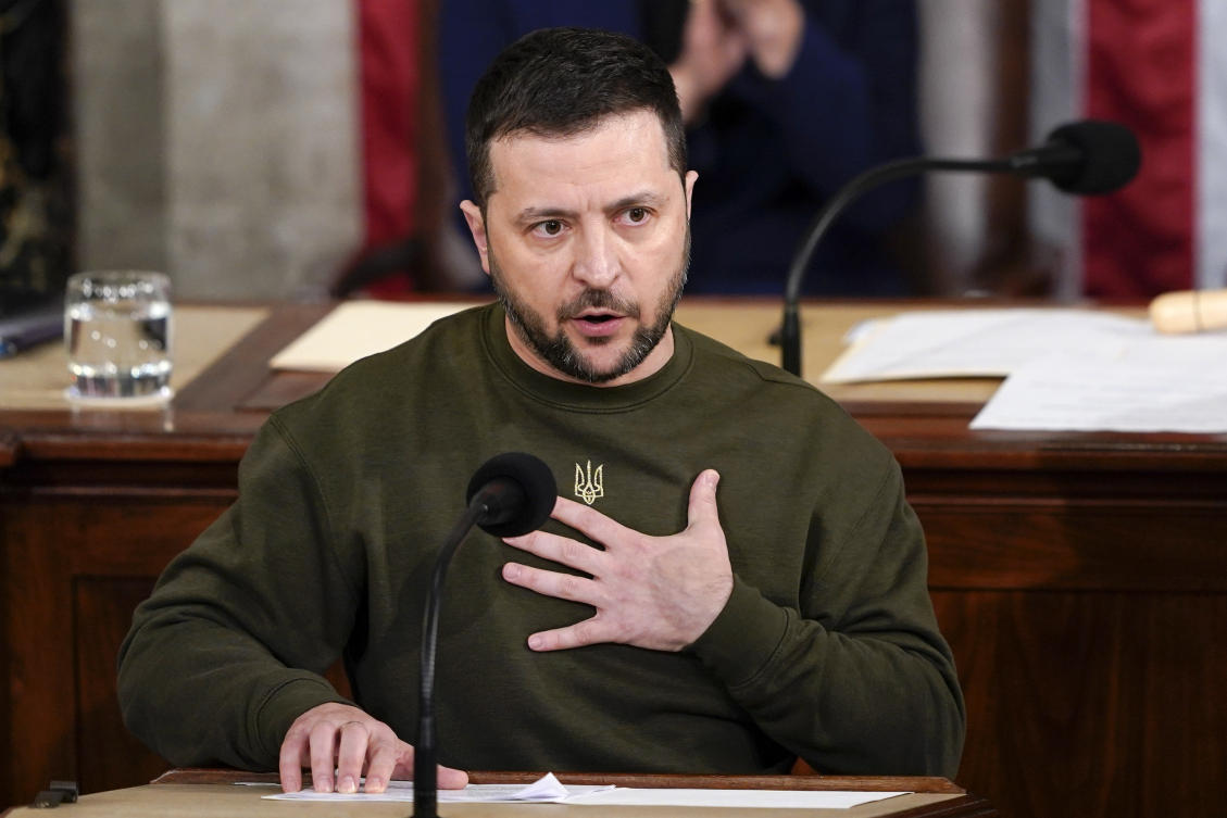 Ukrainian President Volodymyr Zelensky returned to Washington on Thursday for a whirlwind one-day visit. (AP/File)