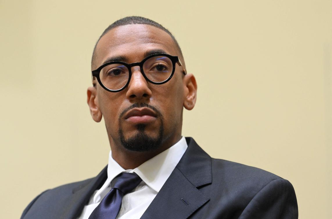 The court on September 21, 2023 threw out the assault conviction of footballer Jerome Boateng for attacking his ex-girlfriend in 2018 and ordered a new trial. (AFP/File)