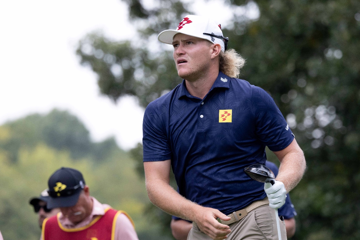 Jediah Morgan of Ripper GC opened with a 5-under 66 at LIV Golf Chicago. (Chris Trotman/LIV Golf)