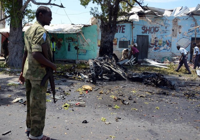 Somalia has managed in under a year to liberate more than 45 percent of the areas formerly held by the terrorist Al-Shabab group, Prime Minister Hamza Abdi Barre said on Saturday. (File/AFP)