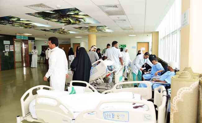Najran’s health department provided over 62,366 treatment sessions for patients in the first half of the year. (File: SPA)
