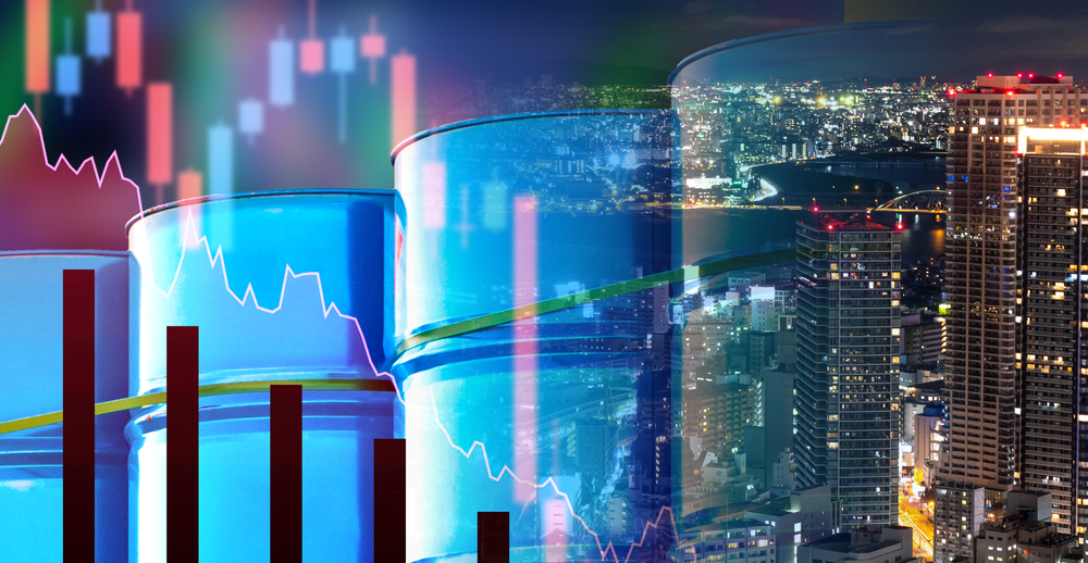 Brent crude futures were down $1.16, or 1.24 percent, at $92.13 a barrel at 11:44 a.m. Saudi time. Shutterstock.