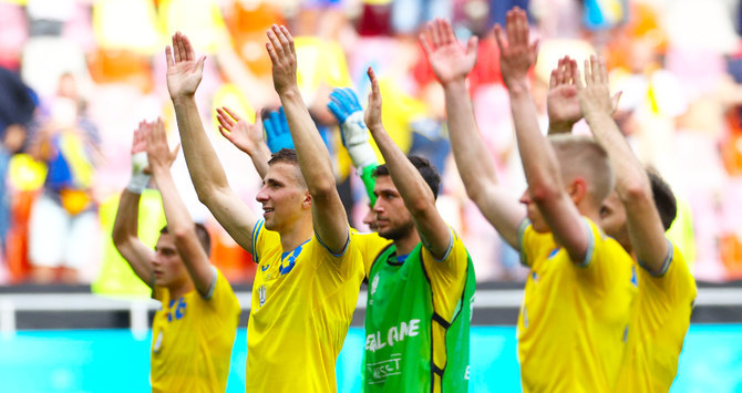 The Ukraine soccer federation said it will boycott any European youth competition that includes Russia as UEFA works on easing a blanket ban imposed since the war started. (AFP/File)