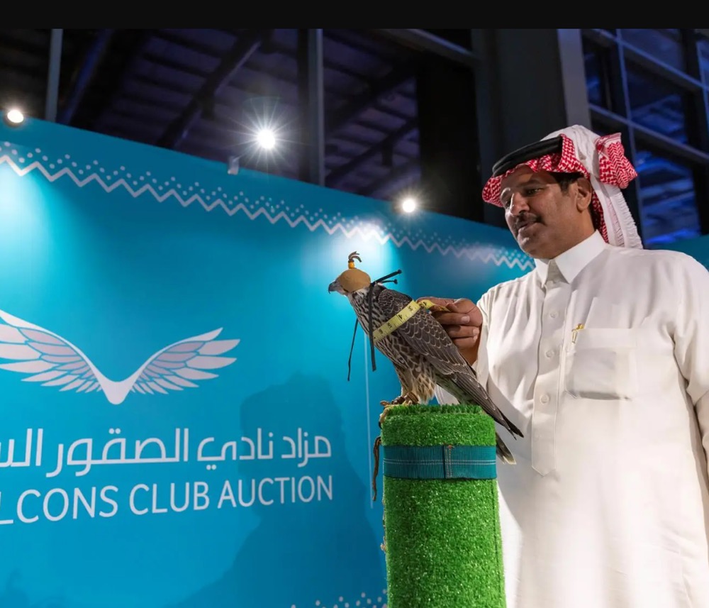 During the club’s first edition, in 2020, 102 falcons were sold over the course of 20 days and total value of sales exceeded SR10 million ($2.7 million). (SPA)