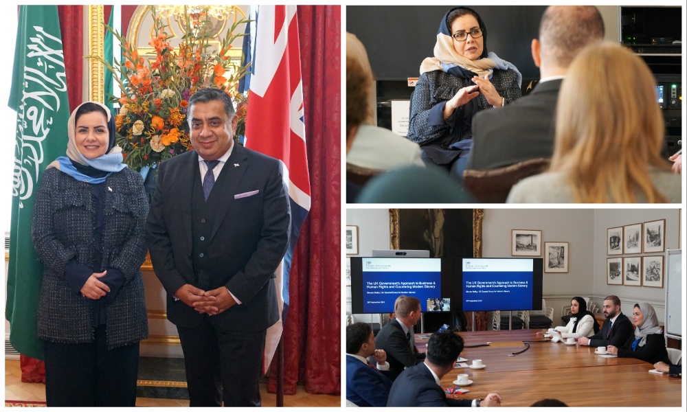 Hala Al-Tuwaijri, the president of the Saudi Human Rights Commission, praised the Kingdom’s comprehensive reforms and advancements in all areas, particularly in human rights, during a visit to the UK. (Supplied)