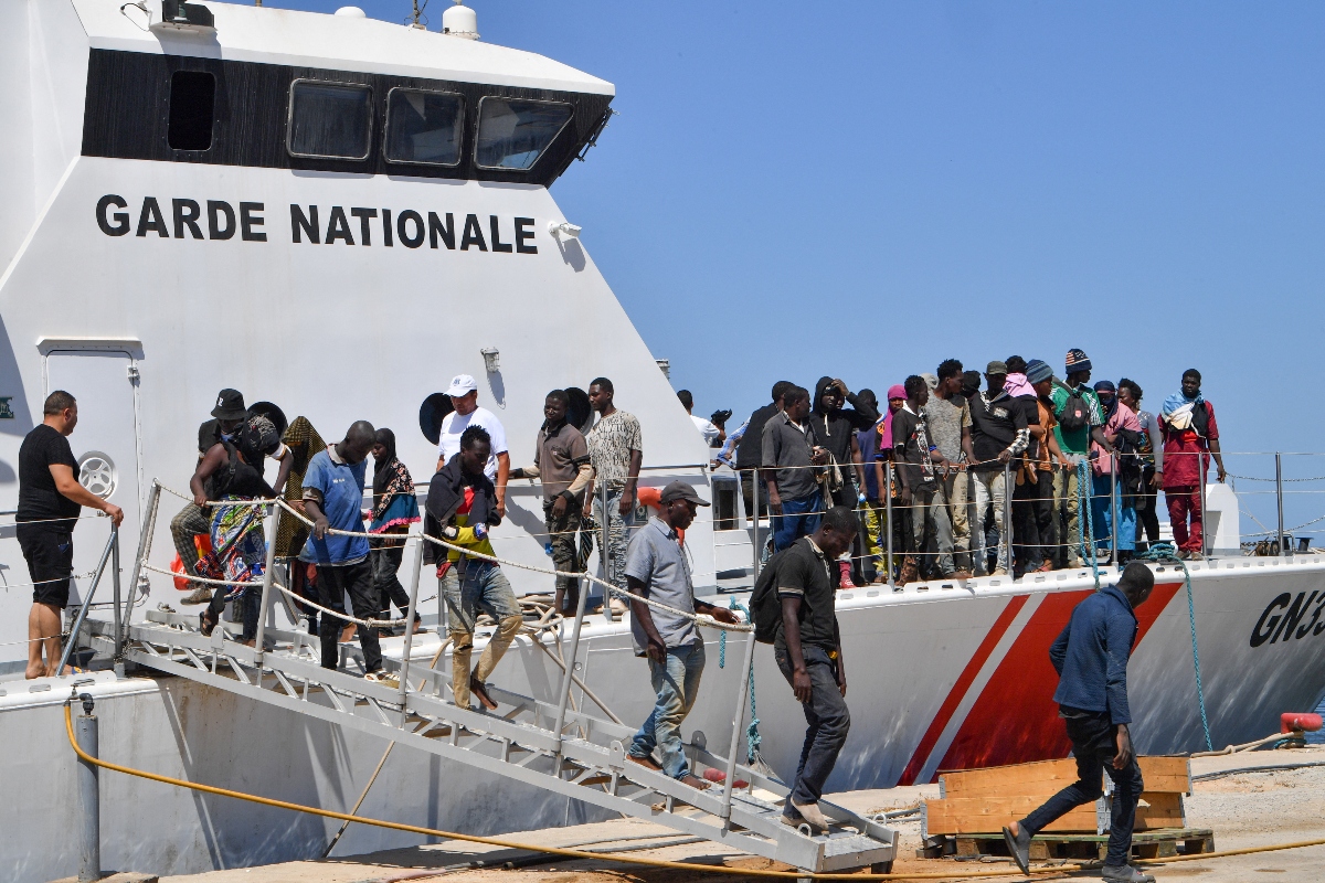 The number of Tunisian irregular migrants arriving in Italy fell by 20 percent in the first eight months of 2023. (AFP File photo)