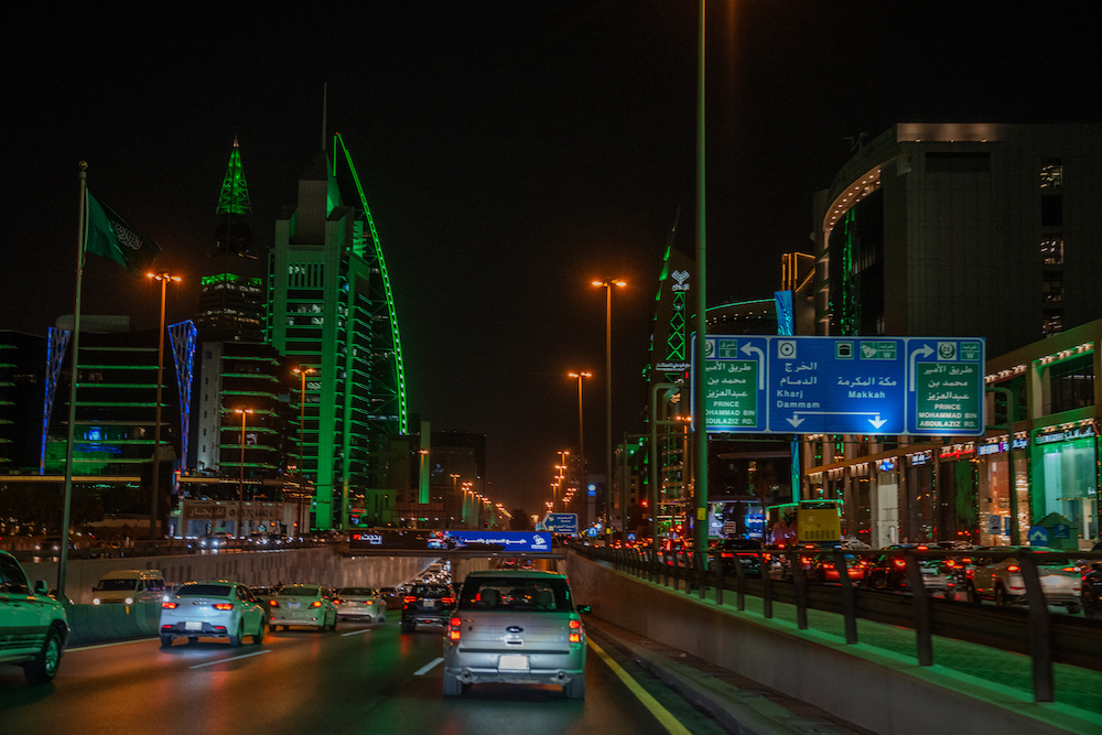 Saudis across the Kingdom have been taking to flag-decked streets in their thousands on Saturday to celebrate the Kingdom’s 93rd National Day. (AN Photo/Huda Bashatah)