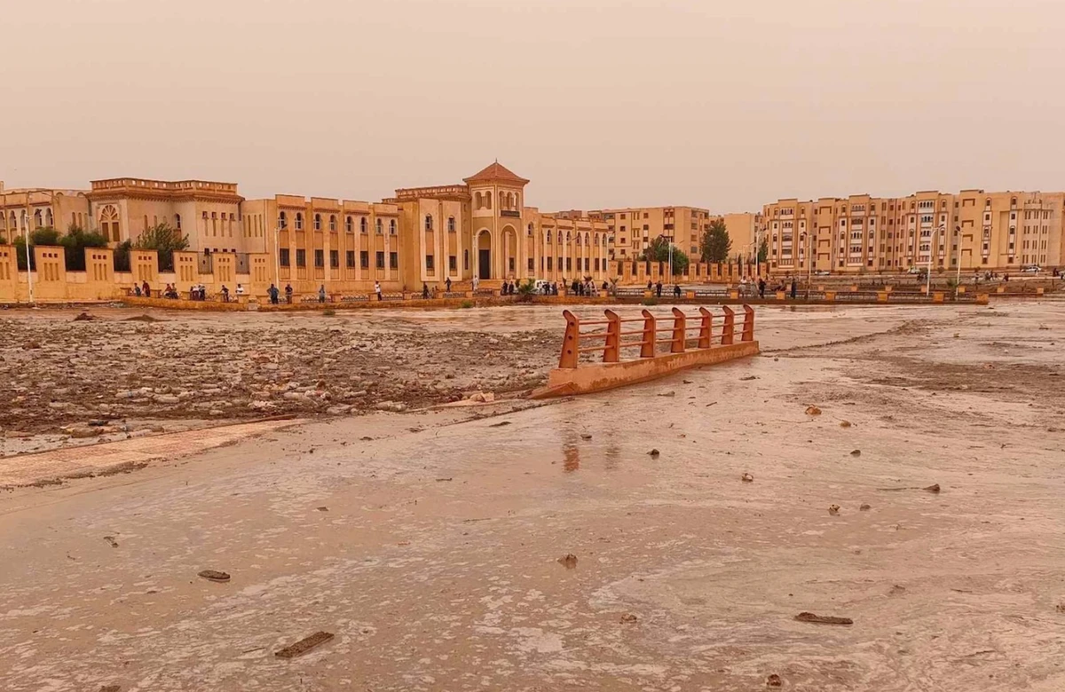 Algeria’s civil defense service said the eight had been swept away by floodwaters at Tlemcen and El-Bayadh on Saturday. (@DGPC_CNI)