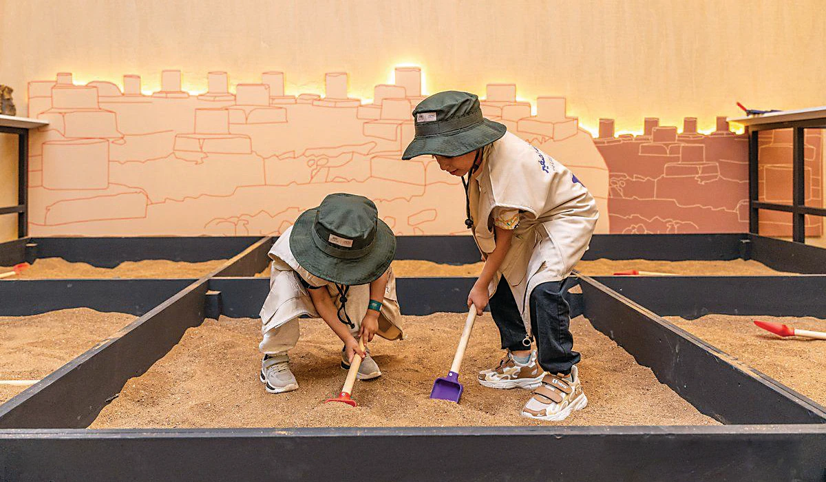 The little explorer initiative aims to prepare a generation that understands the importance of heritage and involve them in archaeological excavations. (Supplied)