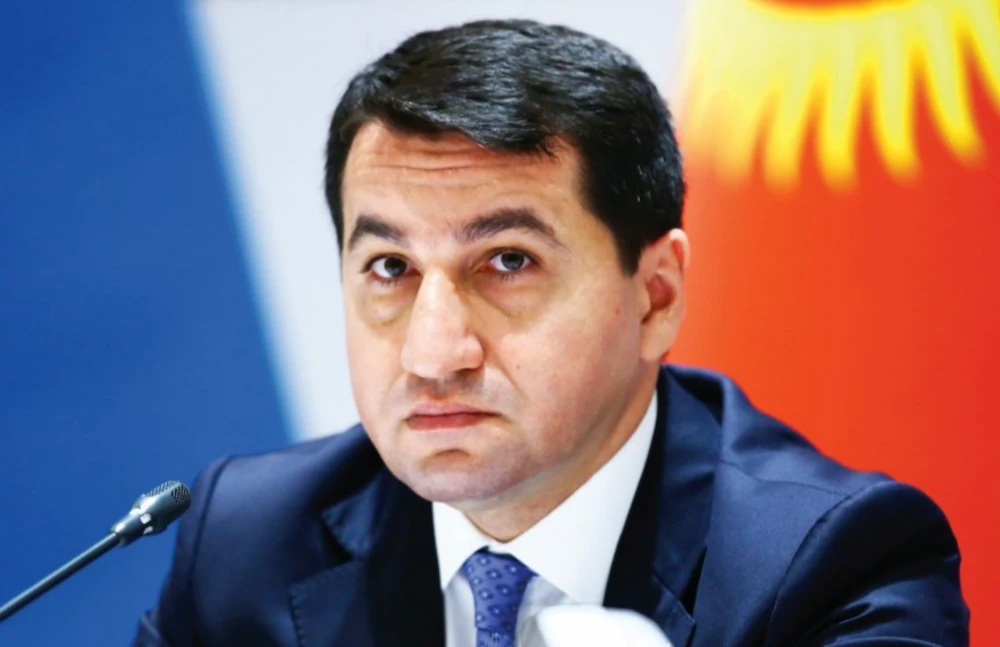 Speaking to Arab News, Hikmet Hajiyev, adviser to President Ilham Aliyev, said Azerbaijan wants to sign a peace treaty and turn the page on the chapter of confrontation and atrocities in the region. (Getty Images)