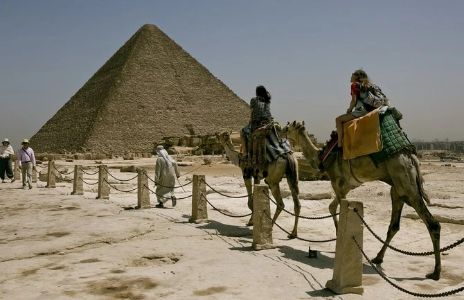 Egypt’s tourism sector has experienced a boom over the past three years, with visitor numbers growing from 4.9 million two years ago to a projected 15 million or more this year. (AP/File)
