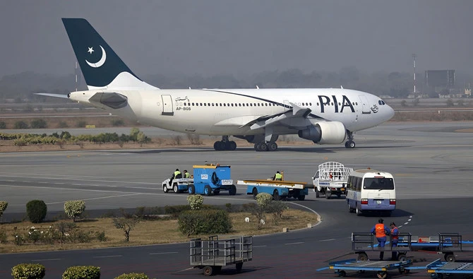 In this file photo, a Pakistan International Airlines (PIA) plane prepares to take-off at Alama Iqbal International Airport in Lahore on Feb. 1, 2012. (REUTERS/File)