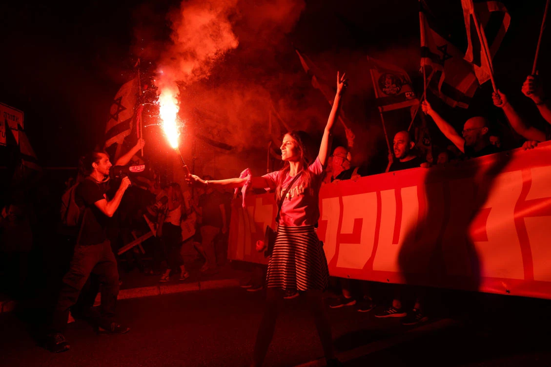 The judicial overhaul case is at the heart of a wider contest in Israel between fundamentally different interpretations of democracy. (Reuters)
