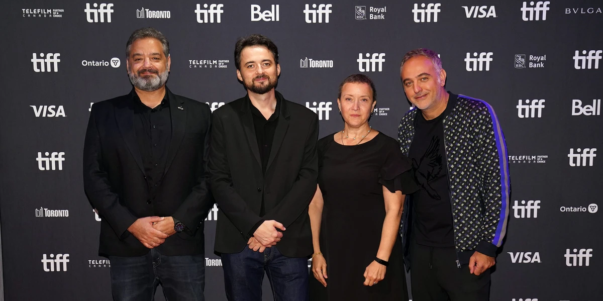 (L-R) Majed Z. Samman, Abu Bakr Shawky, Rula Nasser and Mohamed Hefzy. (Getty Images)
