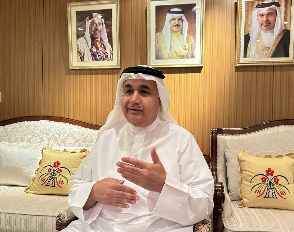 Bahrain’s Ambassador to Japan Ahmed Mohamed Aldoseri. (Arab News Japan)
