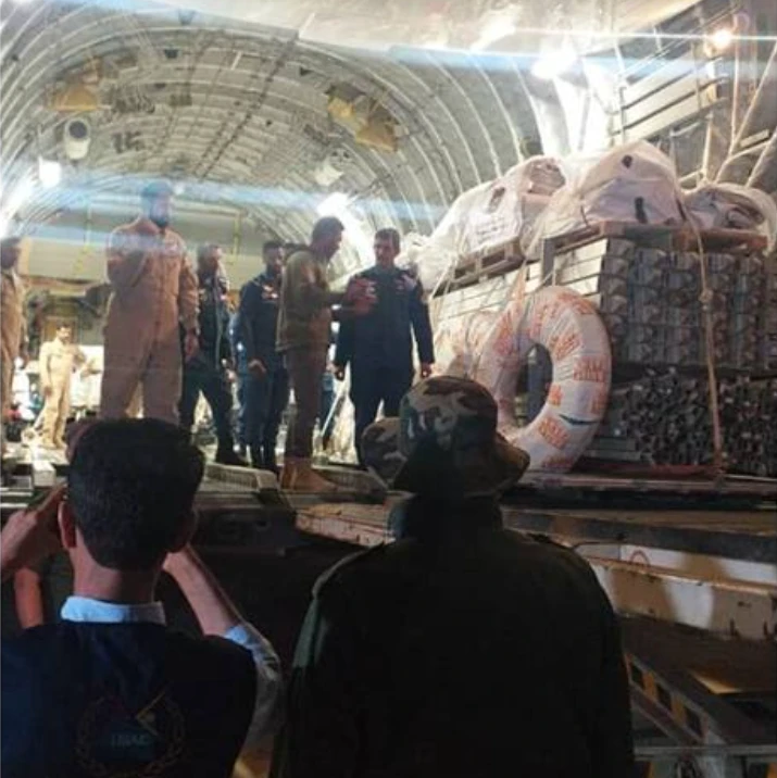 Two more aircraft of the Qatari Air Bridge for flood victims in east Libya arrived on Thursday at Benina International Airport in Benghazi. (QNA)