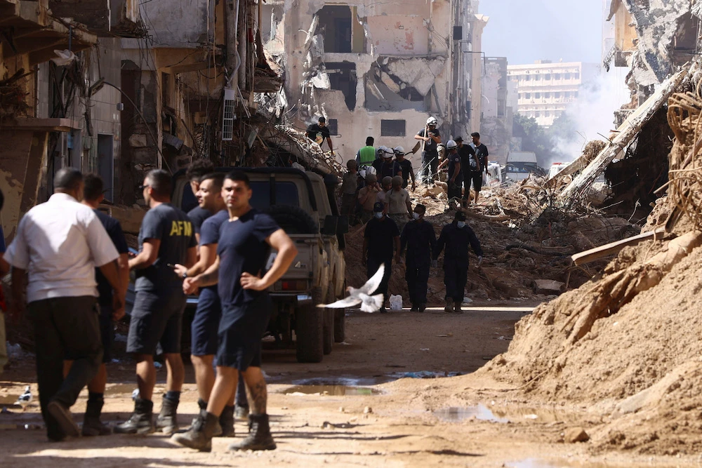 The EU’s humanitarian support to Libya would focus ‘on rescue operations, search, and recovery of bodies’ and ‘providing aid to those affected.’ (Reuters)