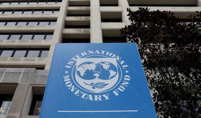 In this file photo, the International Monetary Fund (IMF) headquarters building is seen ahead of the IMF/World Bank spring meetings in Washington, US, on April 8, 2019. (REUTERS/File)