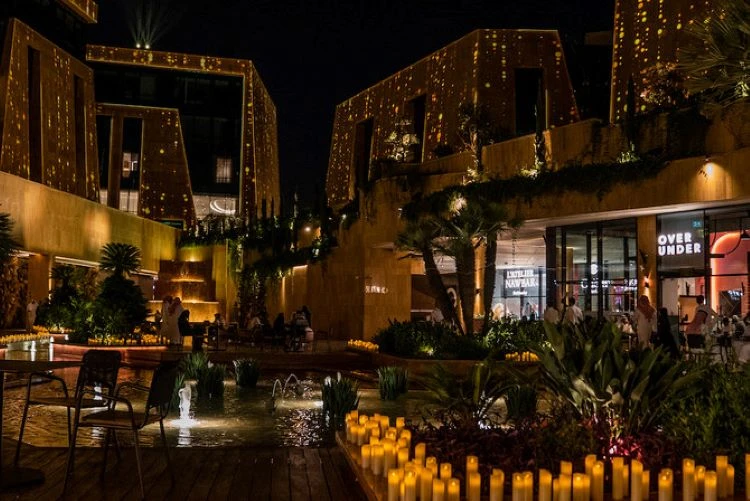In the most recent example of Riyadh’s Salmani architectural style, the city unveiled the luxury tourist and entertainment destination Via Riyadh on May 11. (AN PHoto/Huda Bashatah)