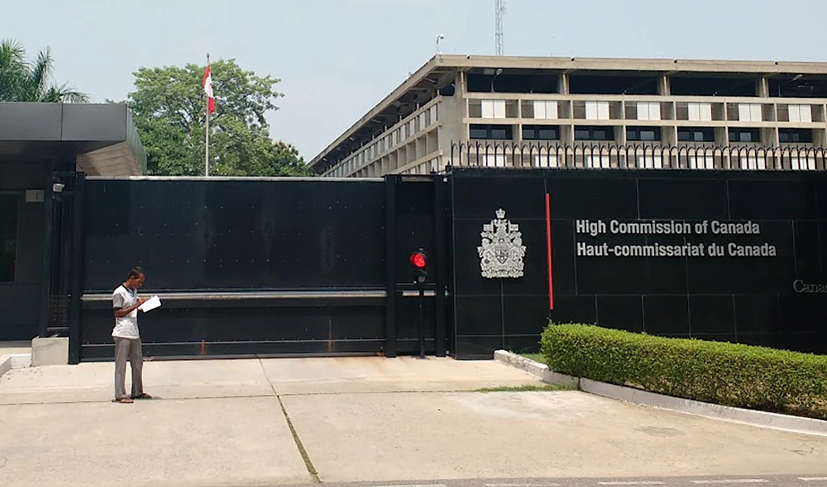 An undated file photo showing a general view of High Commission of Canada in New Delhi, India. (Photo courtesy: social media)