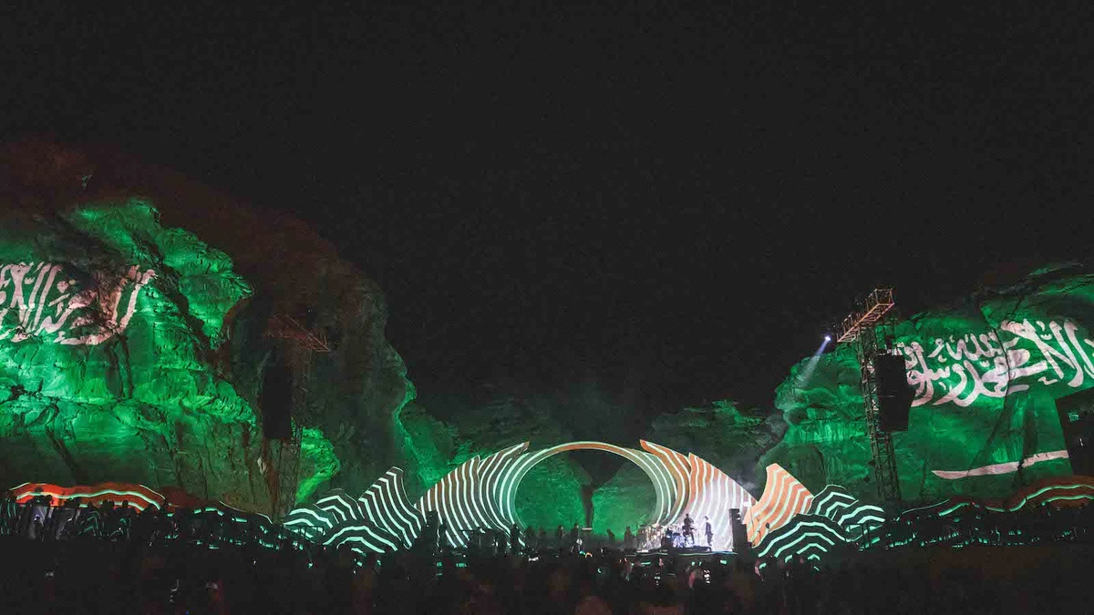 Jorja Smith performs at Azimuth festival in AlUla