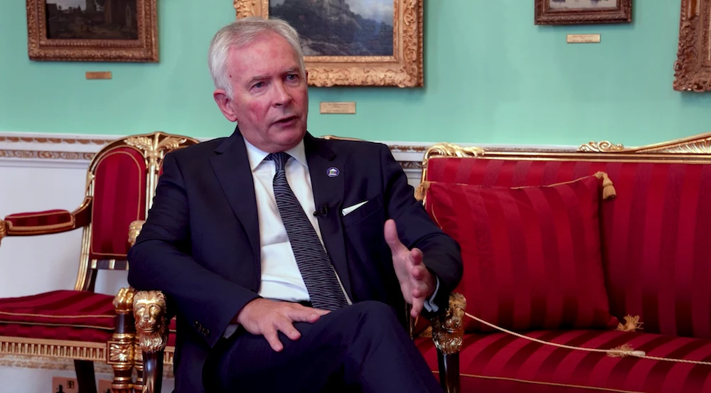 Nicholas Lyons, who visited the Kingdom and the UAE this year and is set to visit Qatar and Bahrain next week, said there is “fantastic energy” in the Saudi Vision 2030 agenda for reforms and diversification of the nation’s economy. (AN Photo/Ali Salman)