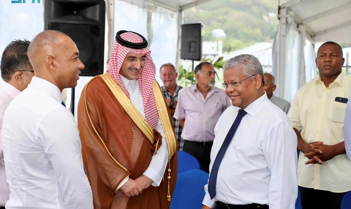 Saudi-funded energy transmission network launched in Seychelles