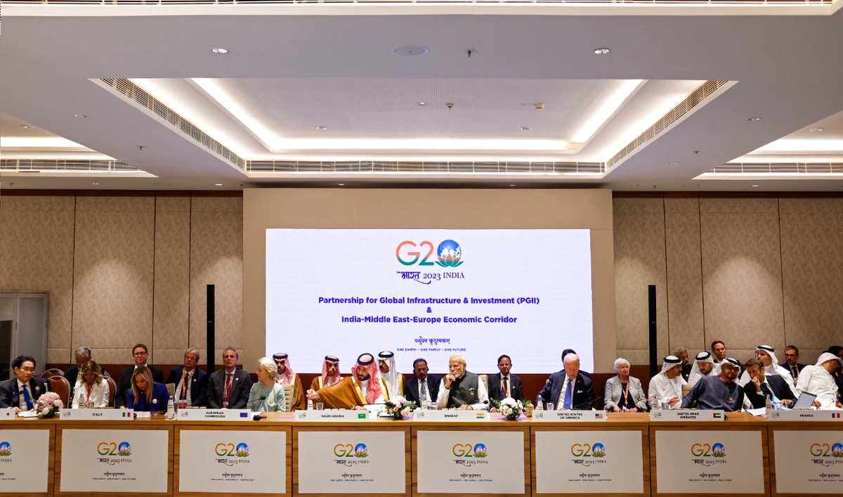 Alongside the strategic partnership with Saudi Arabia, India has sought to expand its ties with the Kingdom beyond oil. (AFP)
