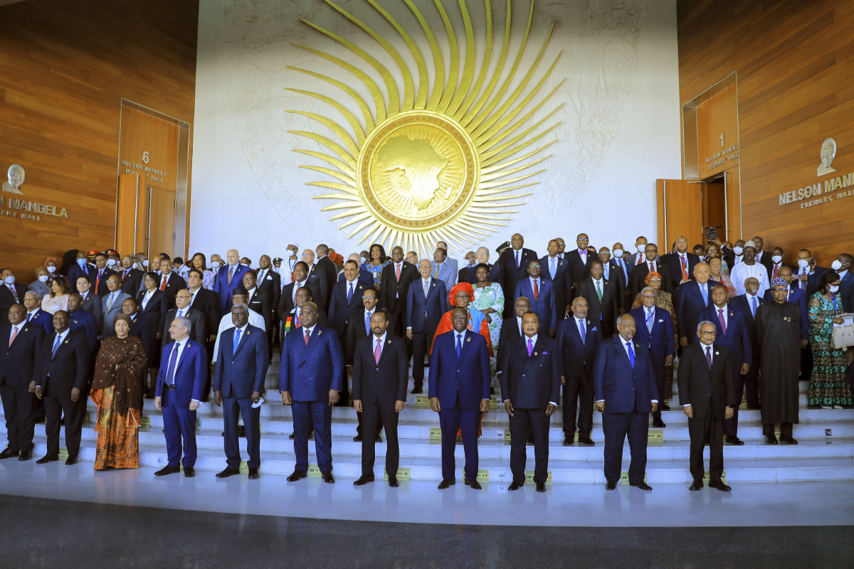 This photo taken on Feb. 5, 2022, shows African Union leaders during assembly in Addis Ababa, Ethiopia. (AP/File)