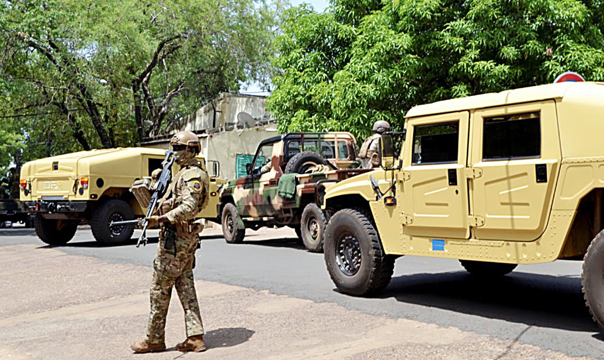A security official said the convoy was made up of 119 vehicles and was currently stopped on the road to the north of Gao. (Reuters/File)
