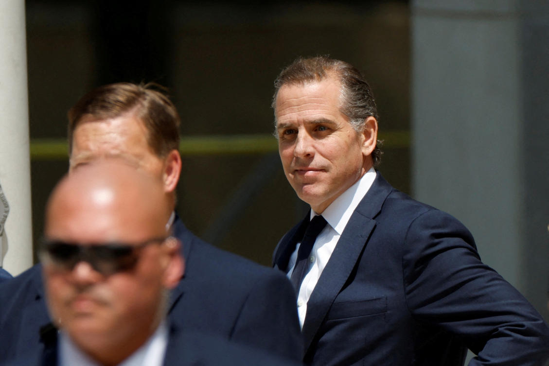 Hunter Biden is a Yale-trained lawyer and lobbyist-turned-artist, but his life has been marred by alcoholism and crack cocaine addiction. (Reuters)