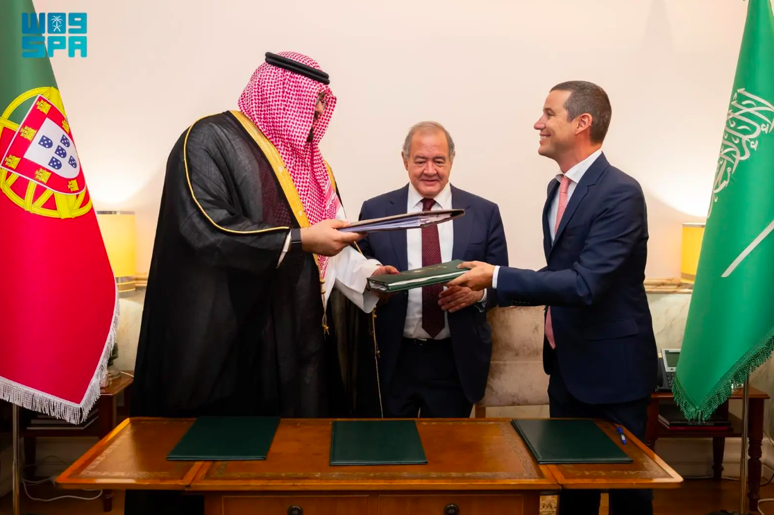 The deal was signed on the sidelines of the Saudi-Portuguese Joint Committee. SPA.