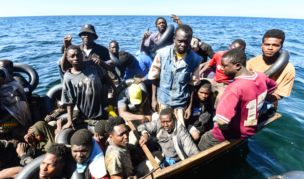 The number of migrants trying to reach Europe from North Africa has surged since July’s coup in Niger. (AFP)