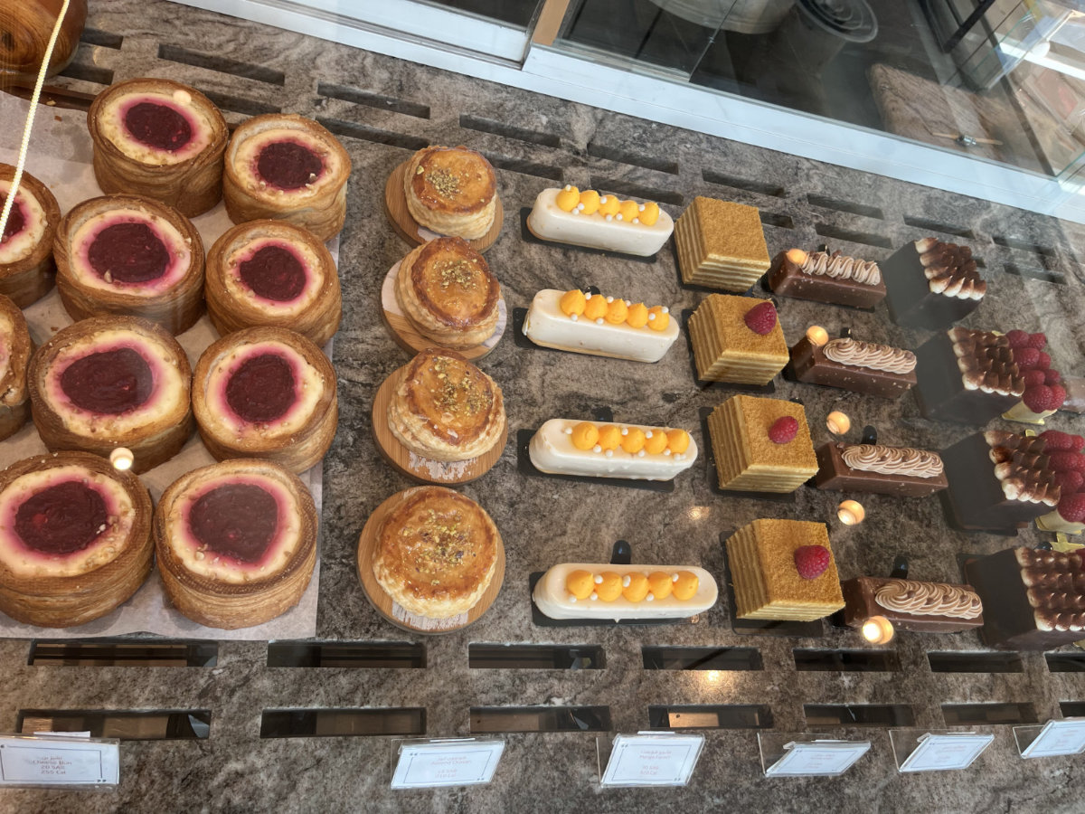 Woods also has a wide selection of tempting baked goods on display, all made fresh daily. (AN photo by Jasmine Bager)