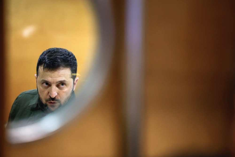 Zelensky would seem like an unlikely choice, as Russia’s war in Ukraine continues to spread death and destruction. (Reuters)
