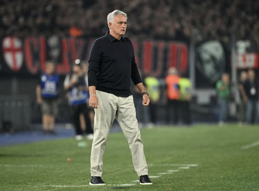 Roma coach Jose Mourinho said he fully expects to work in Saudi Arabia one day after his compatriot, Portugal captain Cristiano Ronaldo, led the way by joining Al-Nassr. (Reuters/File Photo)