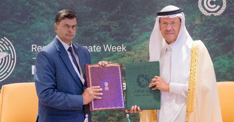 The MoU seeks to bolster cooperation in the field of electrical connectivity, clean green hydrogen, and supply chains.