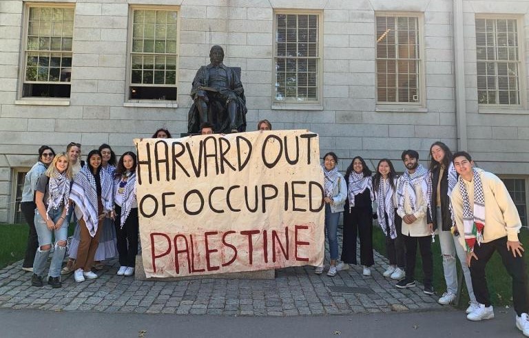 A group of 31 Harvard organizations have placed the blame on Israel for Hamas’ surprise attack that has killed at least 700 Israelis. (Twitter/@HarvardPSC)