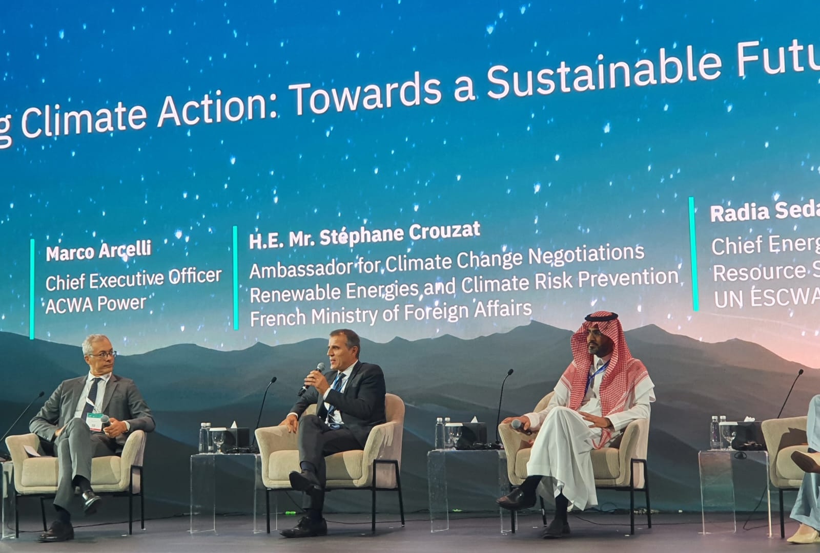 Speaking to Arab News on the sidelines of the Middle East and North Africa Climate Week, Stéphane Crouzat talked up the important role the Kingdom has in helping the world reach its emission-reduction targets. Photo/Supplied