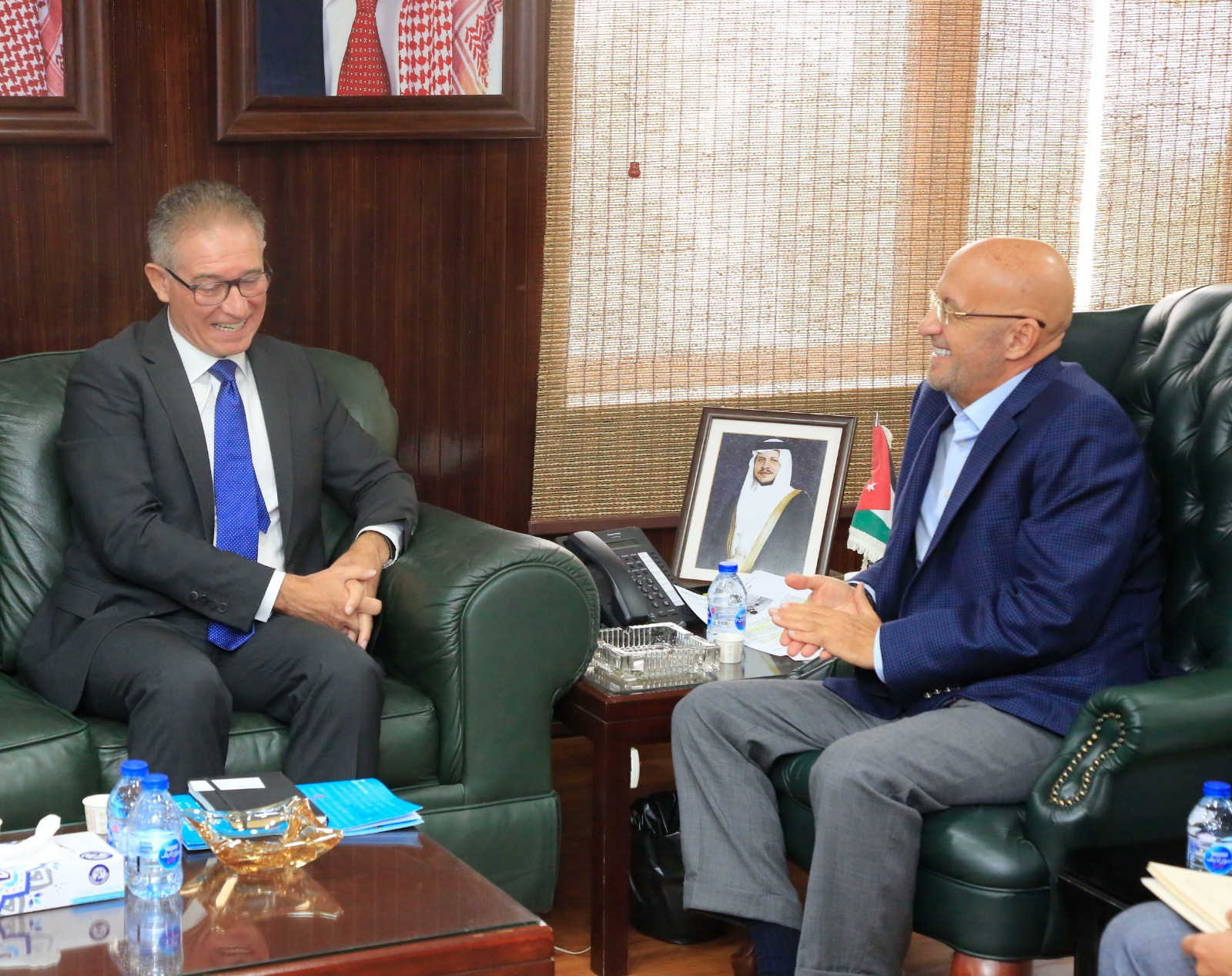 Jordan’s Minister of Water and Irrigation Raed Abu Soud and UNICEF Representative to Jordan Philippe Duamelle