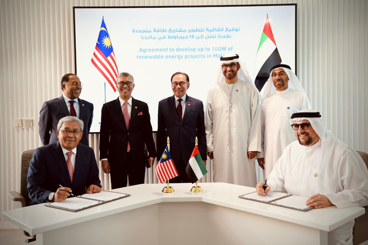 According to a statement by Masdar, the collaboration marks an important milestone in pursuing a sustainable and greener future for Malaysia. Photo/Supplied