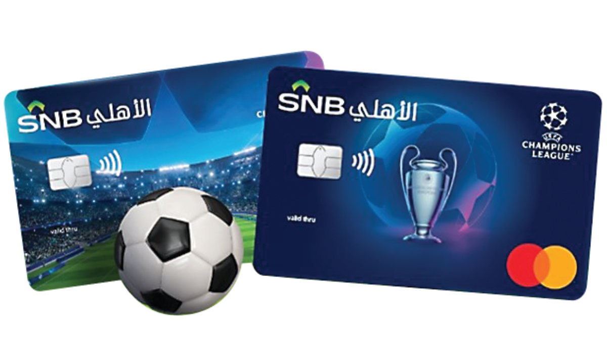The UEFA Champions League card portfolio offers cashback credit and prepaid cards without an annual fee.