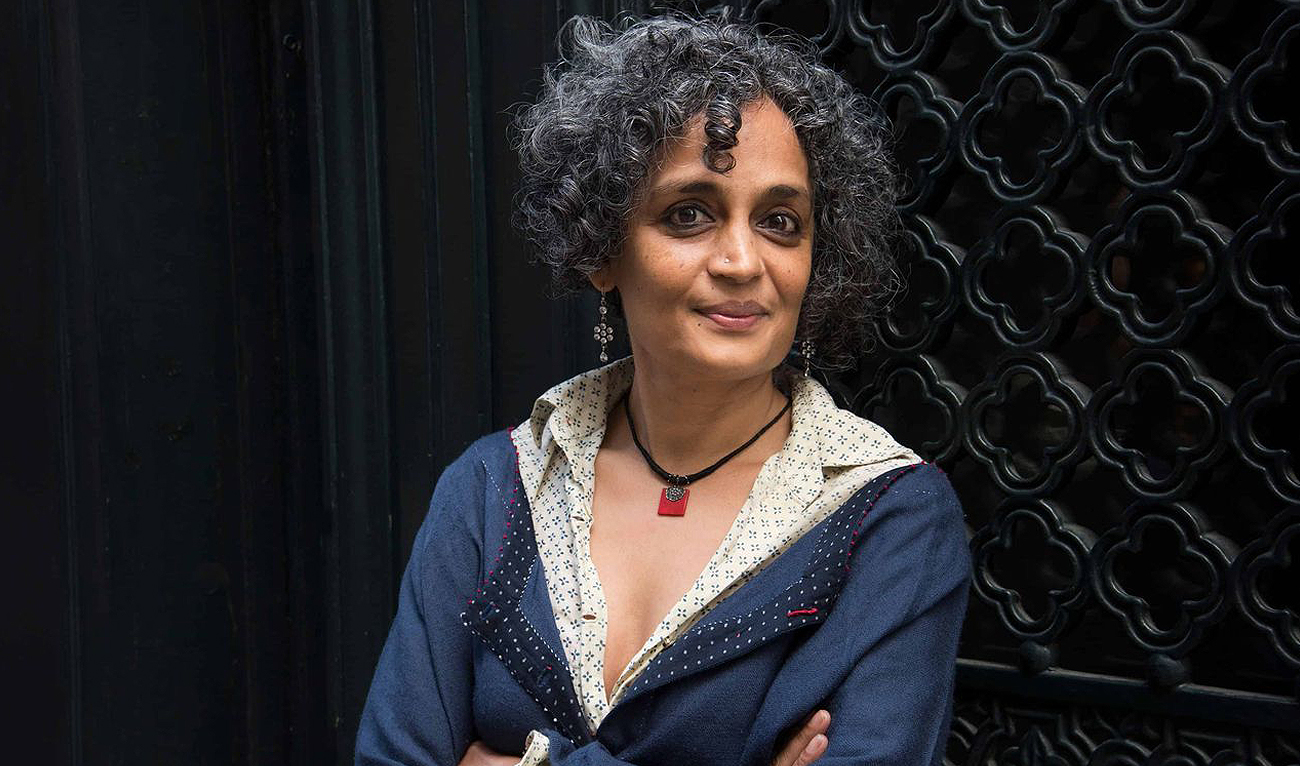 This photo, posted on September 17, 2023, shows Indian novelist Arundhati Roy. (Photo courtesy: Facebook/ArundhatiRoyAuthor)