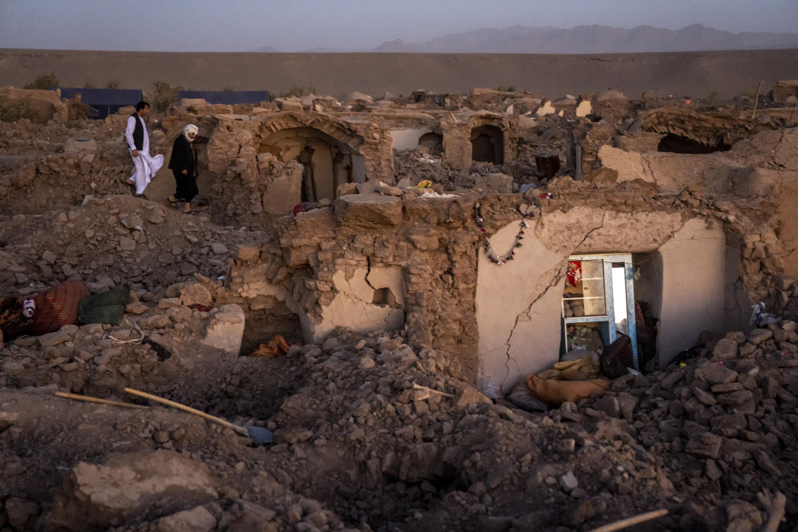 Powerful earthquakes killed at least 2,000 people in western Afghanistan in one of the deadliest earthquakes to strike the country in two decades. (File/AP)