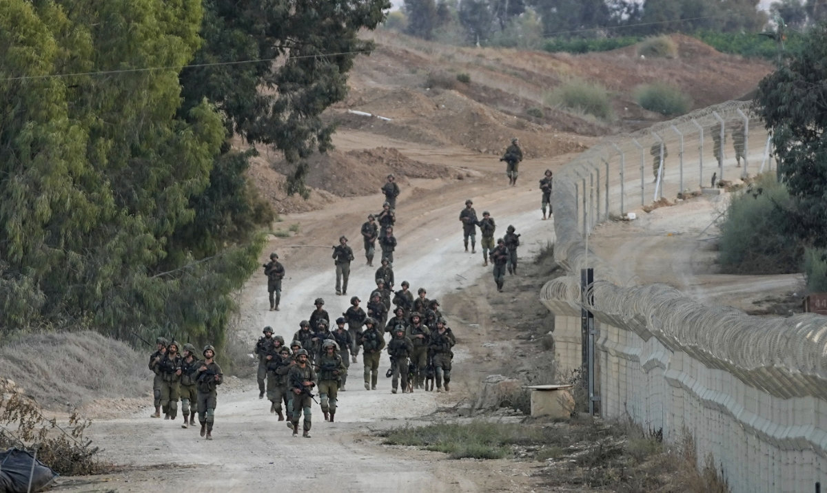 After a hard fight to clear militants, Israeli soldiers find a scene of destruction