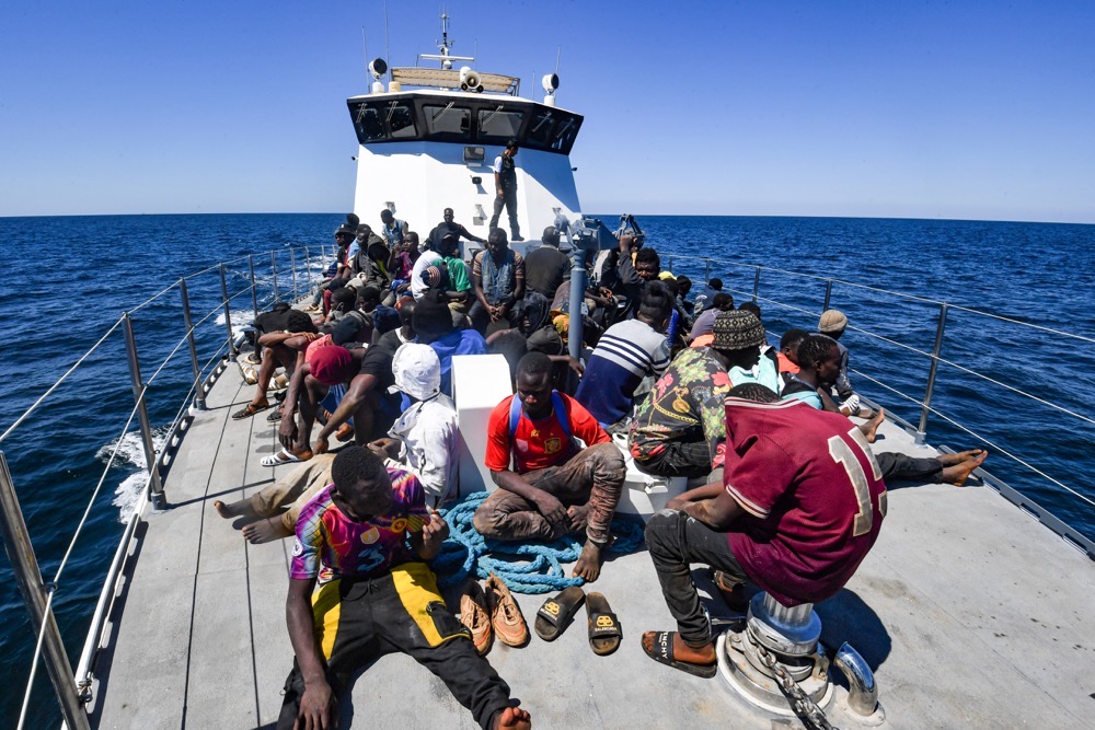 The EU said in September that it would send an initial €67 million to combat illegal migration. (AFP))
