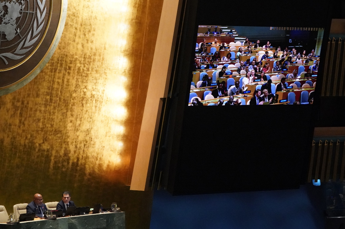 The resolution affirms that the family is the basic and fundamental unit of society and should be protected under international human rights law. (AFP)